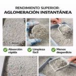 Arena de Tofu para Gatos 6 L – Aroma Lavanda – foto 8