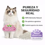 Arena de Tofu para Gatos 6 L – Aroma Lavanda – foto 11