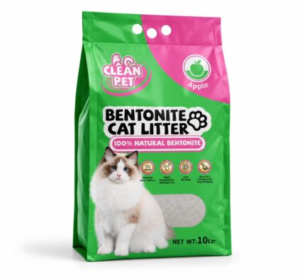 Arena para Gatos Bentonita – Aroma Manzana 4 kg
