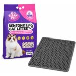 Kit de arena para gatos 20 kg con alfombra sanitaria, Grupo Meridian