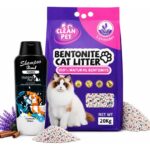 Kit de arena para gatos 20 kg con shampoo, Grupo Meridian